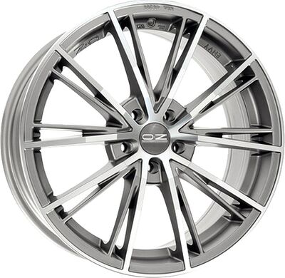 OZ Racing Envy 7.5x17 5x110 ET 38 Dia 75 Matt Graphite Diamond Cut