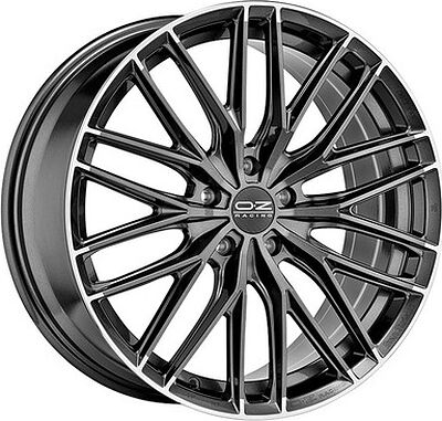 OZ Racing Gran Turismo HLT 10x20 5x112 ET 19 Dia 75 Star Graphite Diamond Lip