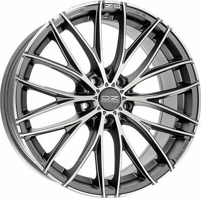 OZ Racing Italia 150 8x17 5x105 ET 40 Dia 56.6 Matt Dark Graphite Diamond Cut