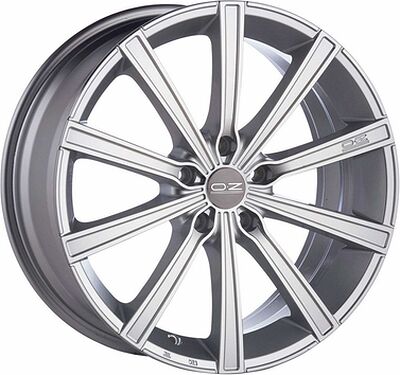 OZ Racing Lounge 10 7.5x17 5x114.3 ET 45 Dia 75 Metal Silver Diamond Cut