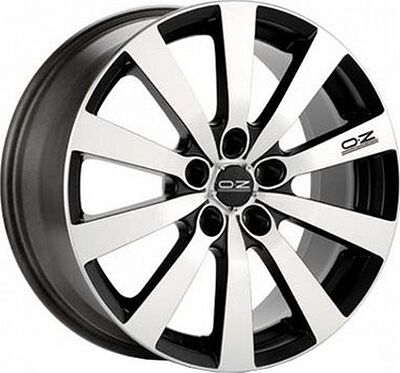 OZ Racing Michelangelo 10 7.5x17 5x108 ET 40 Dia 75 Matt Black + Diamond Cut