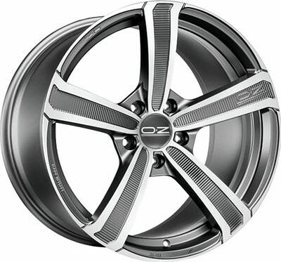 OZ Racing Montecarlo HLT 10.5x20 5x120 ET 35 Dia 79 Matt Dark Graphite Diamond Cut