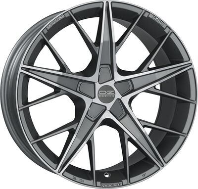 OZ Racing Quaranta 5 8.5x19 5x108 ET 45 Dia 75 Grigio Corsa Diamond Cut