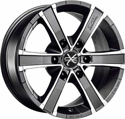 OZ Racing Sahara 6 8x17 6x114 ET 30 Dia 66 Matt Graphite Diamond Cut