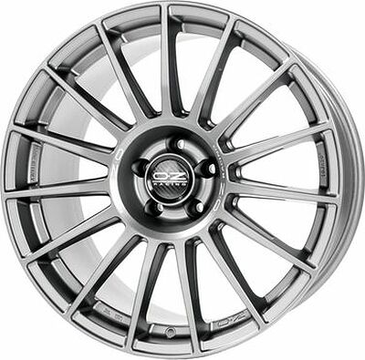 OZ Racing Superturismo Dakar 9x21 5x120 ET 47 Dia 65 Matt Graphite + Silver Lettering