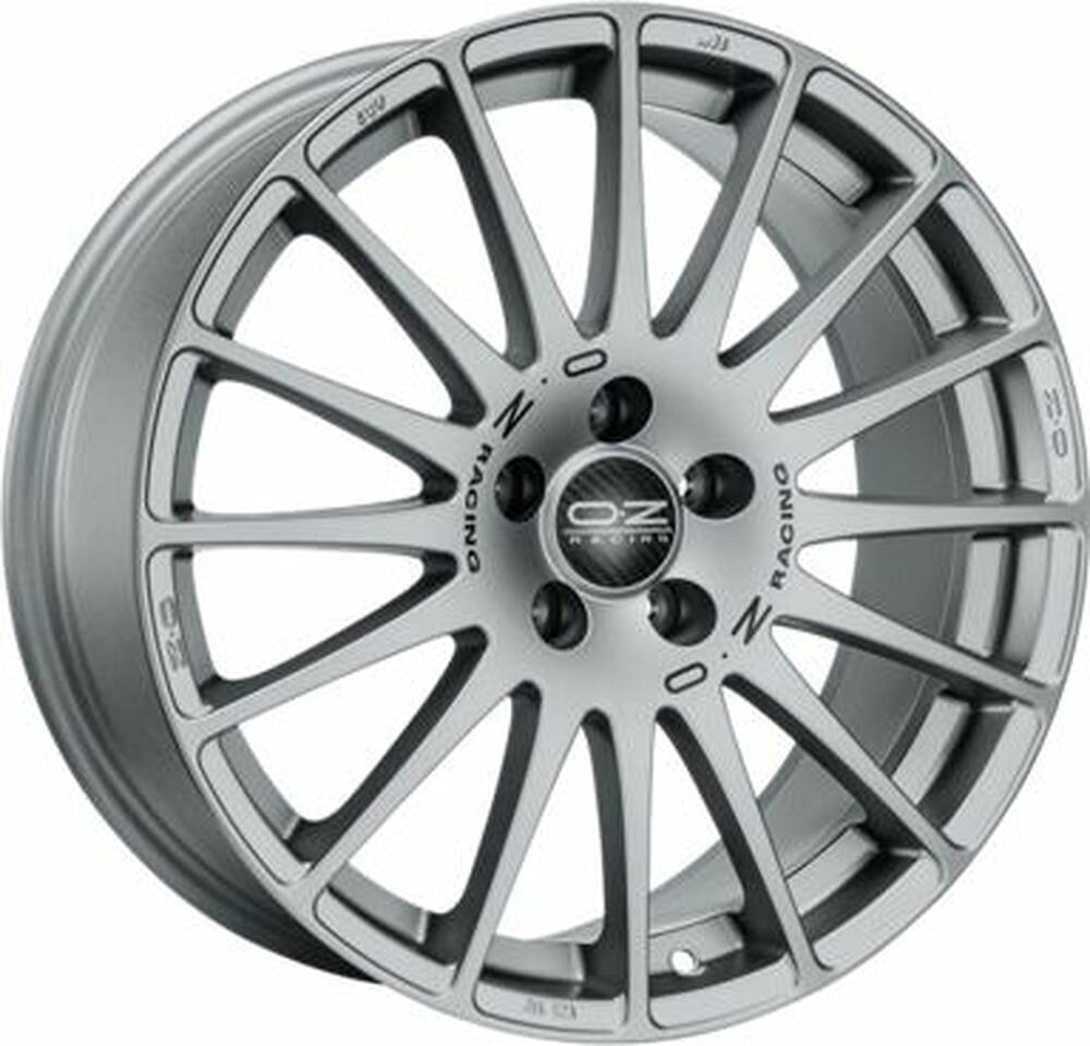 OZ Racing Superturismo GT 8x18 5x108 ET 40 Dia 75 Grigio Corsa Black Lettering