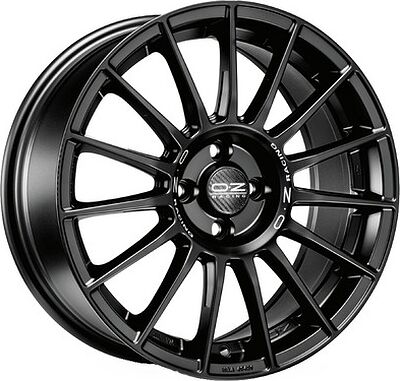 OZ Racing Superturismo LM 8.5x19 5x112 ET 30 Dia 75 Matt Black Silver Lettering