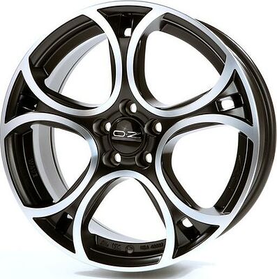 OZ Racing Wave 7.5x17 5x108 ET 40 Dia 75 Black