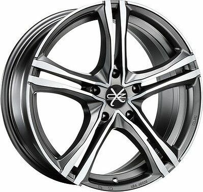 OZ Racing X5B 7.5x17 5x120 ET 47 Dia 79 Matt Graphite Diamond Cut