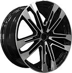 PDW 3044 9x20 5x112 ET 37 Dia 66.45 Gloss Black Machine Face