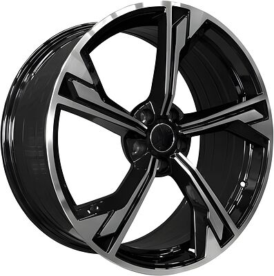 PDW 3045 9x20 5x112 ET 35 Dia 66.45 Gloss Black Machine Face