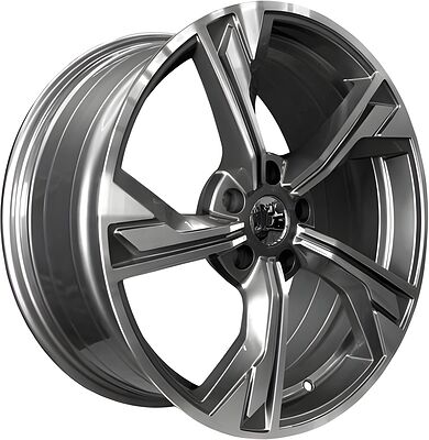 PDW 3045 8x18 5x113 ET 35 Dia 67 Gun Metal Machined Face