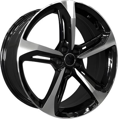 PDW 5098 8.5x20 5x112 ET 32 Dia 66.45 Gloss Black Machine Face