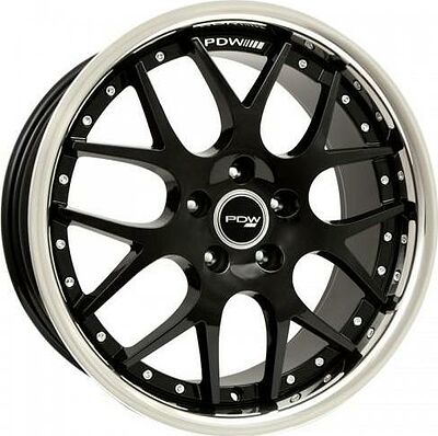 PDW 738 Vertigo 9.5x20 5x120 ET 48 Dia 74.1 B-SLip