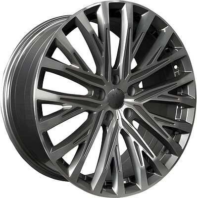 PDW FF2101 9x20 5x112 ET 35 Dia 66.45 Gun Metal Machined Face