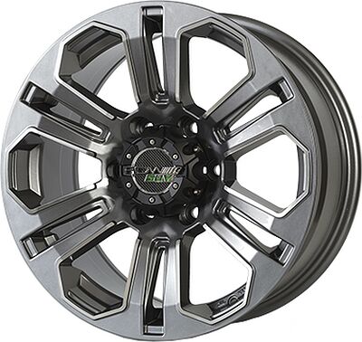 PDW 6032 HAZARD 8x17 6x139.7 ET 40 Dia 67.1 M/GRA