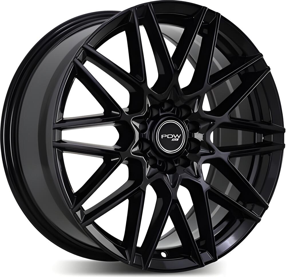 PDW VELOCE 5337 7.5x18 5x108 ET 47 Dia 60.1 B (Black)