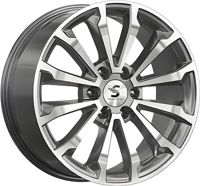 Premium Series КР006 Tank 500 8.5x20 6x139.7 ET 33 Dia 100.1 Diamond Gloss Graphite
