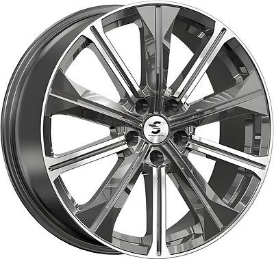 Premium Series КР013 Tiggo 7 Pro 7x19 5x108 ET 33 Dia 60 Diamond Gloss Graphite