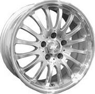 Racing Wheels BZ-24 8.5x20 5x114.3 ET 35 Dia 73.1 хром