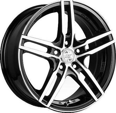 Racing Wheels H-534 7x17 5x115 ET 40 Dia 70.3 BK F/P