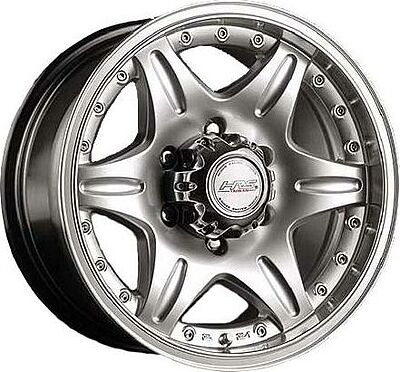 Racing Wheels H-413 7x15 5x139.7 Dia 108.2 BK F/P