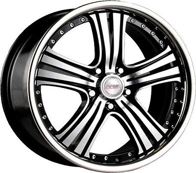 Racing Wheels H-434 7x17 5x112 ET 35 Dia 66.6 BK F/P