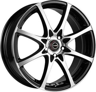 Racing Wheels H-480 6x14 4x100 ET 38 Dia 67.1 W-OBK F/P