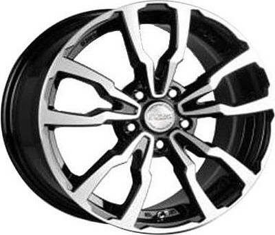 Racing Wheels H-497 7x17 5x115 ET 40 Dia 70.3 BK F/P