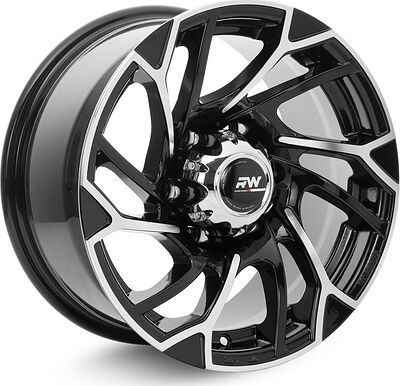 Racing Wheels H-519 8x16 5x139.7 Dia 108.2 BK F/P