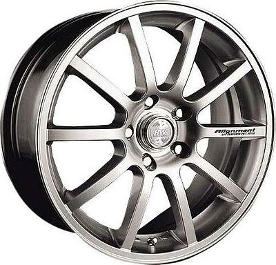 Racing Wheels H-286 6.5x16 5x112 ET 50 Dia 57.1 silver