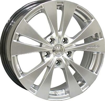 Racing Wheels H-364 6.5x15 4x108 ET 20 Dia 65.1 BK F/P