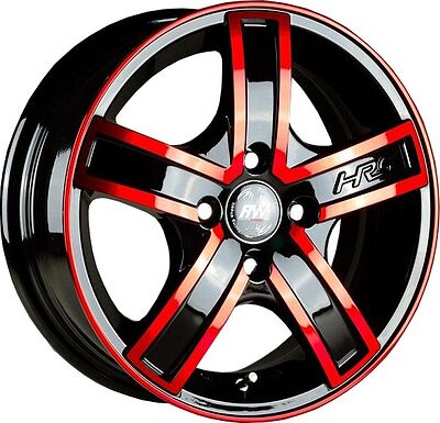 Racing Wheels H-412 6.5x15 4x98 ET 40 Dia 58.6 BK-ORD F/P