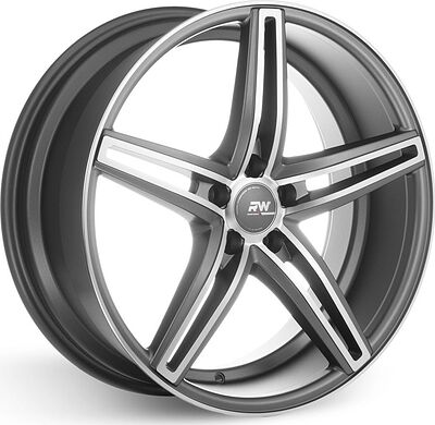 Racing Wheels H-583 8.5x19 5x114.3 ET 35 Dia 67.1 DMGM F/P