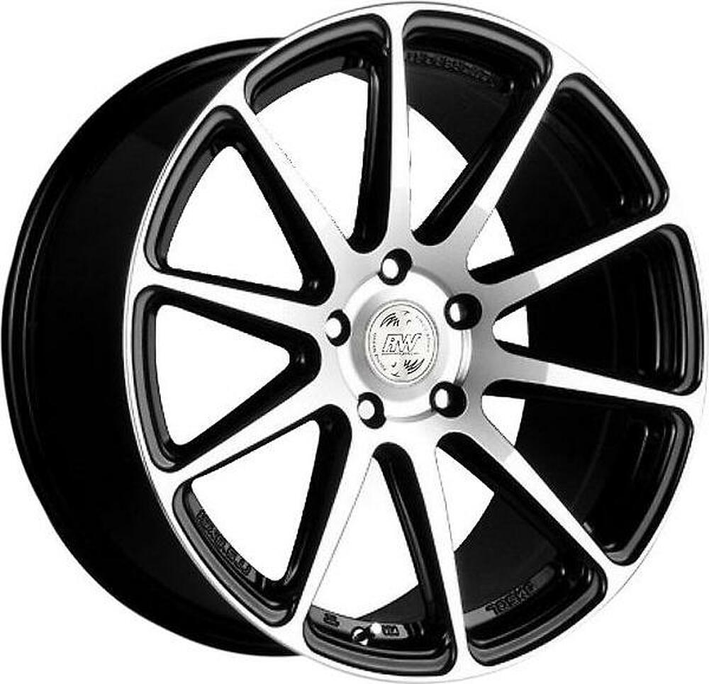 Racing Wheels H-714 7.5x18 5x112 ET 45 Dia 66.6 BK F/P