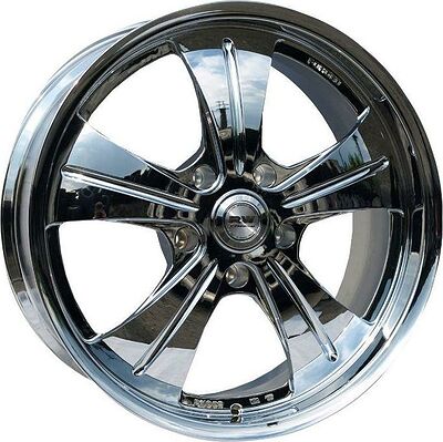 Racing Wheels HF-611 10x22 5x114.3 ET 35 Dia 73.1 Chrome