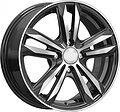 Racing Wheels RW-02 КС870 6x15 4x100 ET 46 Dia 54.1 BK/FP