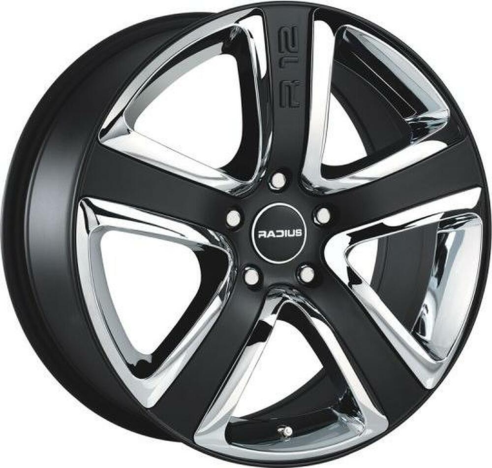 Radius R12 8x19 5x114.3 ET 38 Dia 75 Matt Black