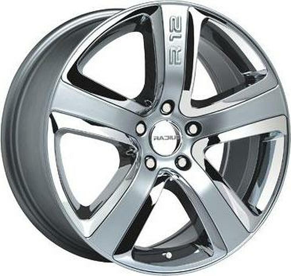 Radius R12 8x18 5x114.3 ET 30 Dia 75 Satin Silver