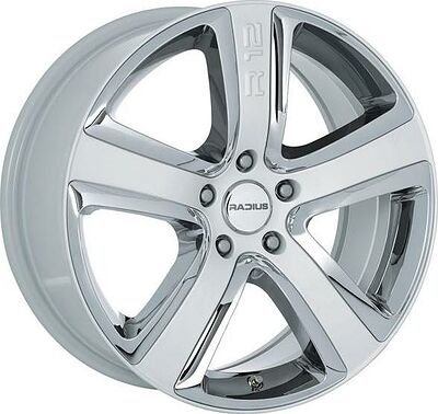 Radius R12 9x20 5x120 ET 45 Dia 72.5 Silver naked