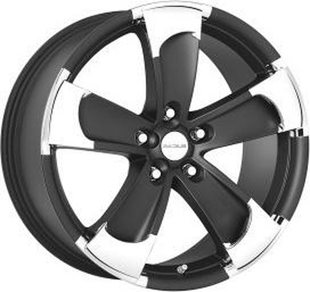 Radius R14 8x18 5x114.3 ET 45 Dia 75 Matt black