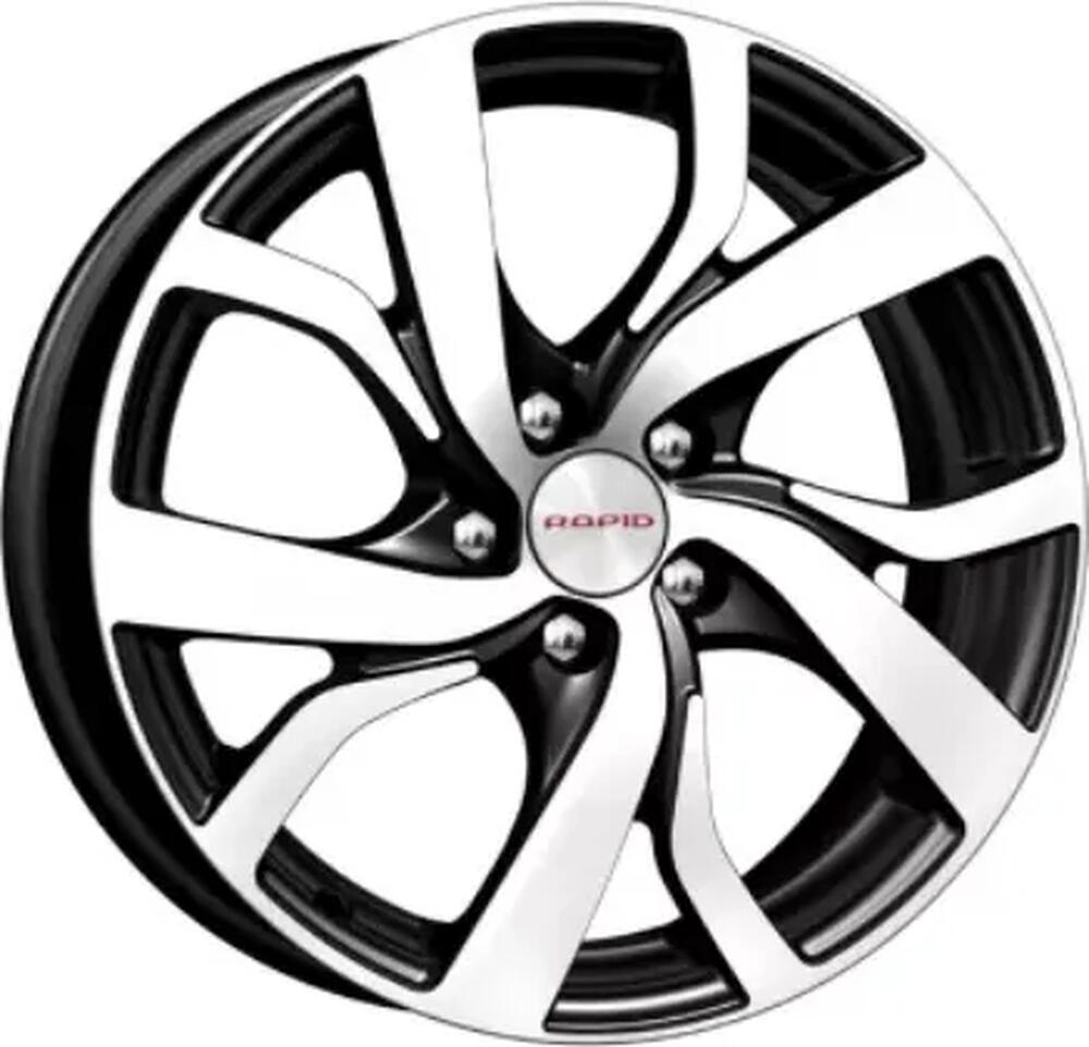 Rapid Палермо 6.5x16 5x112 ET 42 Dia 57.1 черный алмаз