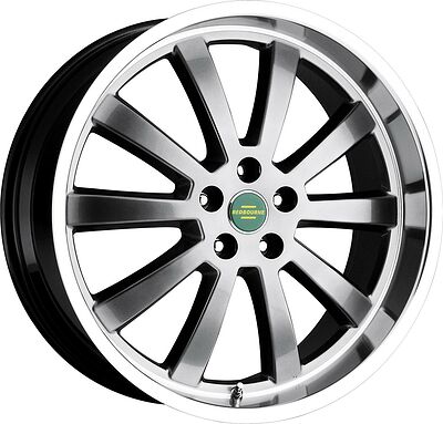 Redbourne Duke 9.5x22 5x120 ET 32 Dia 72 Hyper Black Mirror Cut Lip