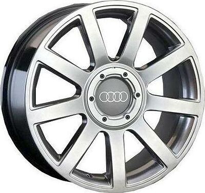 Replica A4 7.5x17 5x100/112 ET 38 Dia 57.1 silver