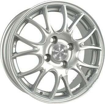 Replica DA25 5.5x14 4x100 ET 49 Dia 56.6 silver