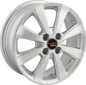 Replica Ki46 6x15 4x100 ET 48 Dia 54.1 silver