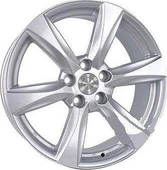 Replica LE43 7.5x18 5x114.3 ET 35 Dia 60.1 silver