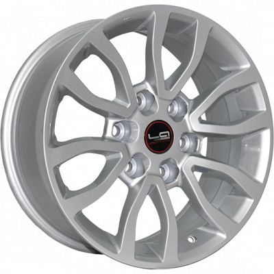 Replica LX75 7.5x17 6x139.7 ET 25 Dia 106.1 silver