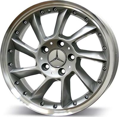 Replica FR657 7x16 5x112 ET 46 Dia 66.6 silver