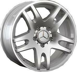 Mercedes MB23 7x16 5x112 ET 35 Dia 66 silver